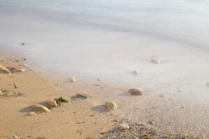 stones on seashore